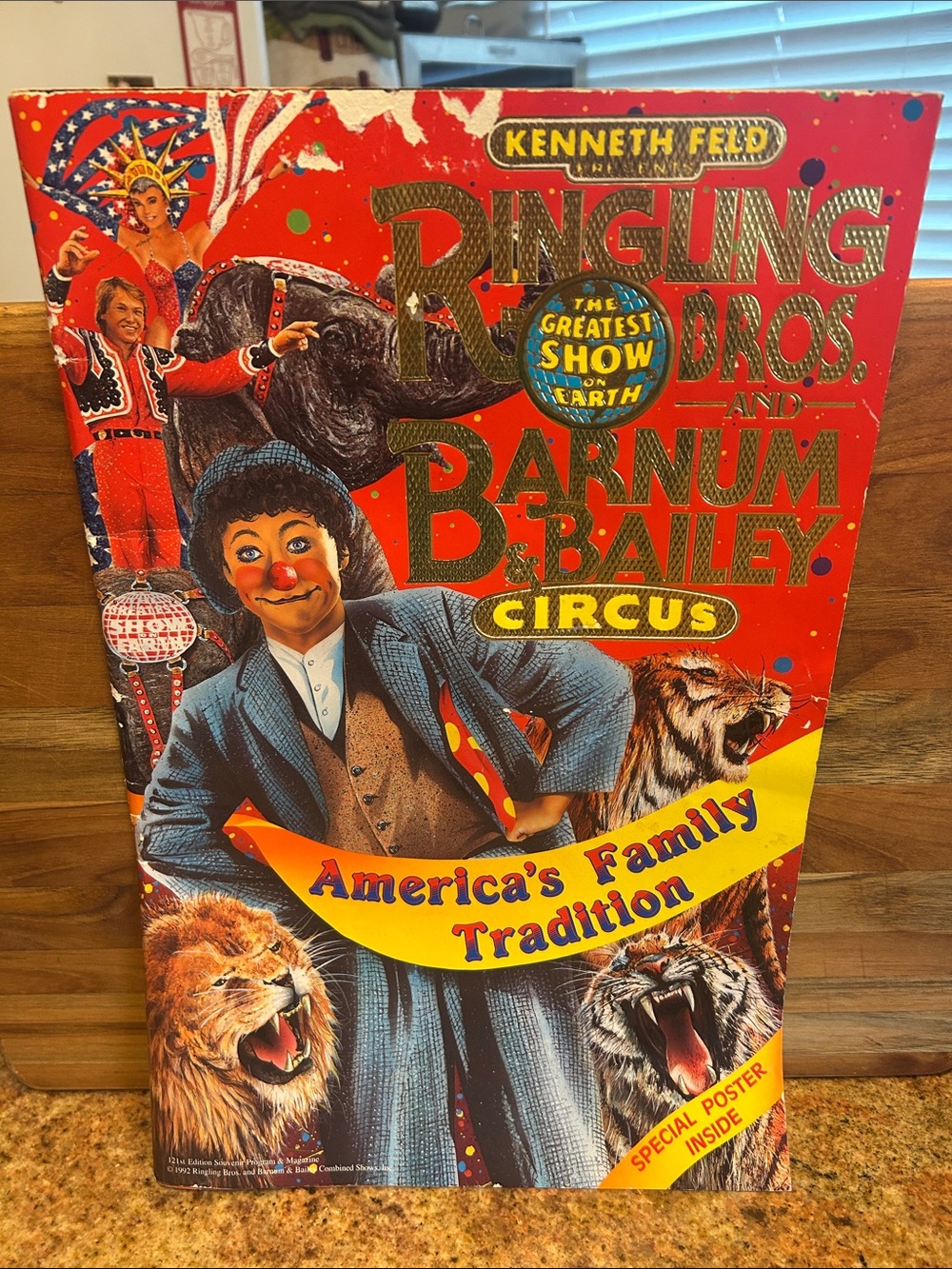 1992 Ringling Bros. and Barnum & Bailey Circus: 121st Edition Souvenir Program